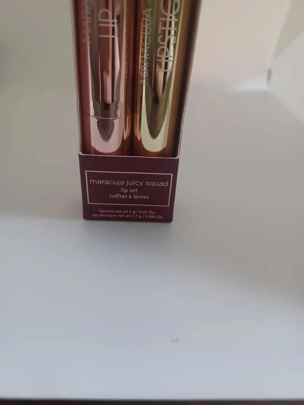 Tarte Maracuja Juicy Squad Lip Set - Lipstick & Lip Plump - NEVER USED